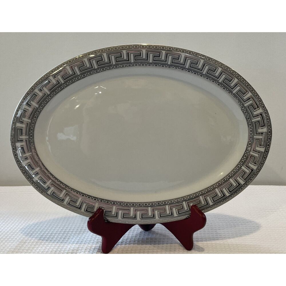 Imperial China Japan Design 13 5/8” Serving Platter Greek Ornament Casati Style